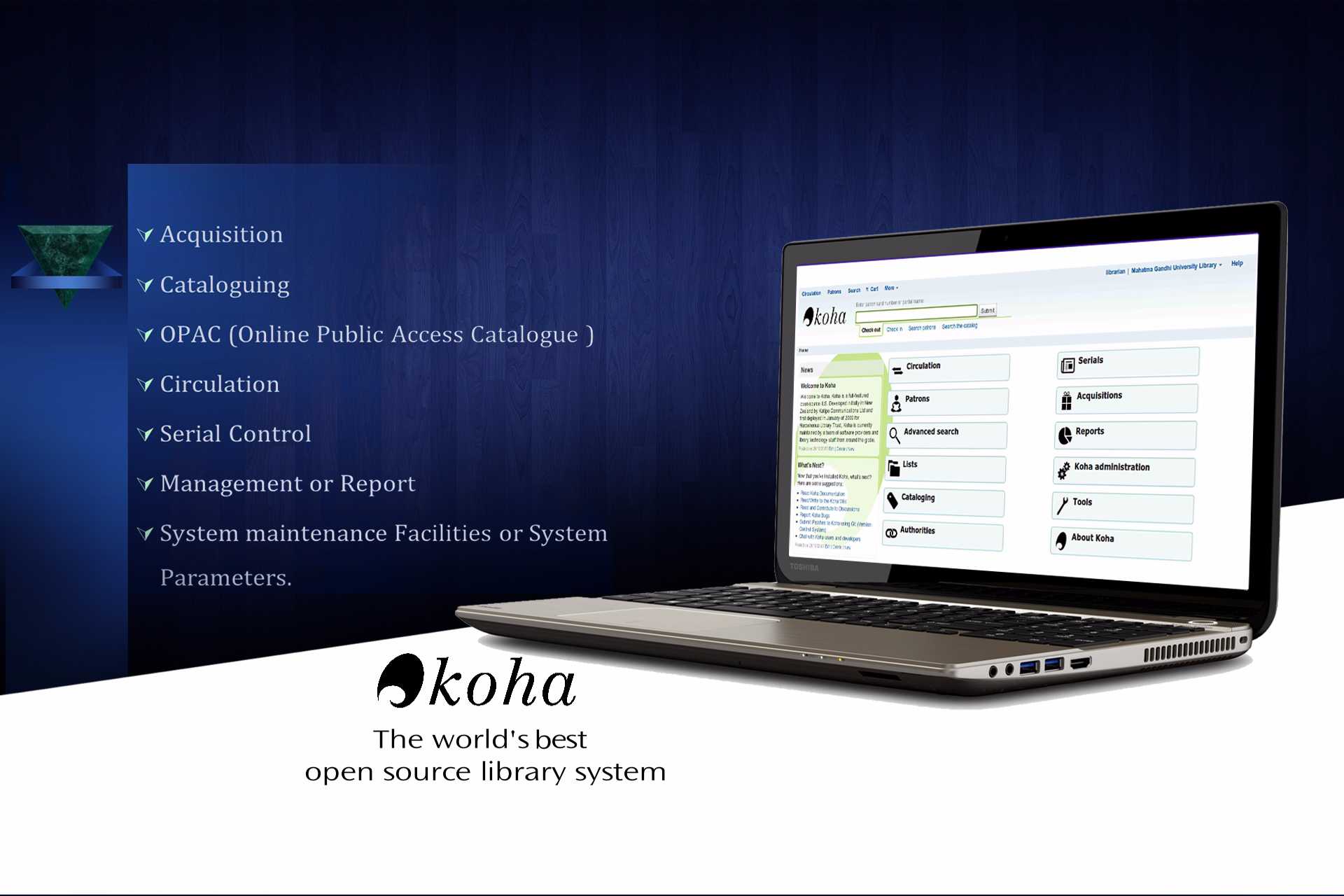 Library automation software - KOHA